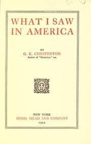 What I saw in America