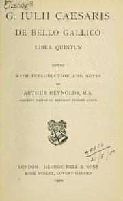 C. Iulii Caesaris Commentarii de bello gallico